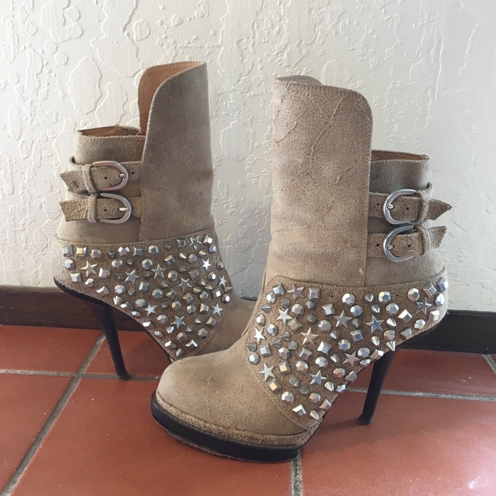 Jeffrey Campbell studded booties